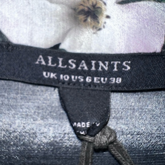 All Saints lightweight lemon 🍋 print half kimono/pool coverup! ☀️ - Picture 6 of 6